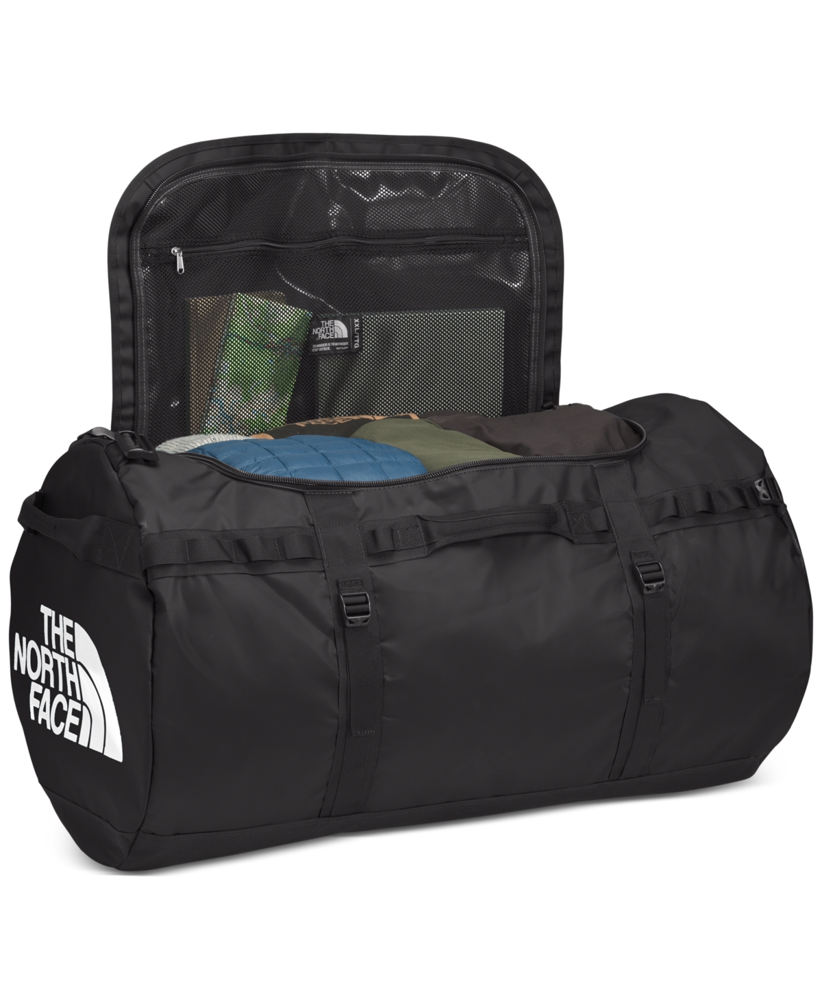 Shop The North Face Men's Base Camp Duffel Bag, Extra Extra-large In Tnf Black,tnf White