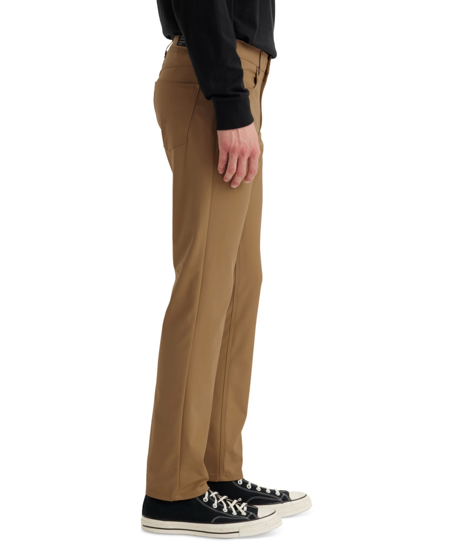 Мужские брюки Levi's 511 Slim-Fit Flex-Tech, цвет: Коричневый орех — фото 8
