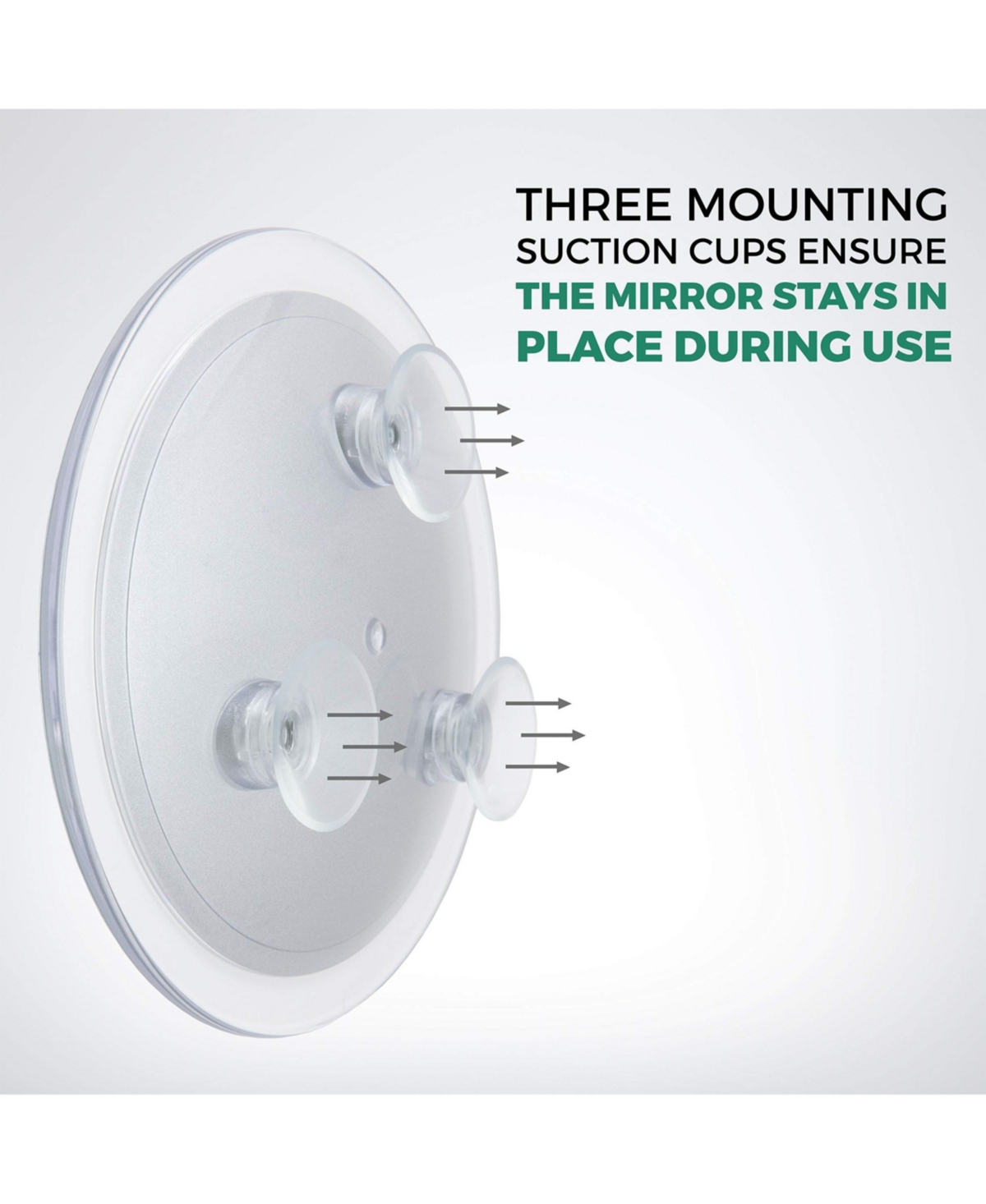 Db Tech Large Suction Cup 8X Magnifying Mirror and Precision Tweezers