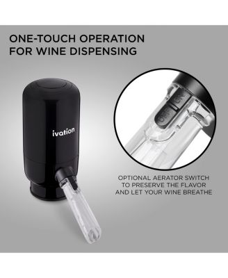 Wine Aerator & Wine Dispenser with Flexible Tube