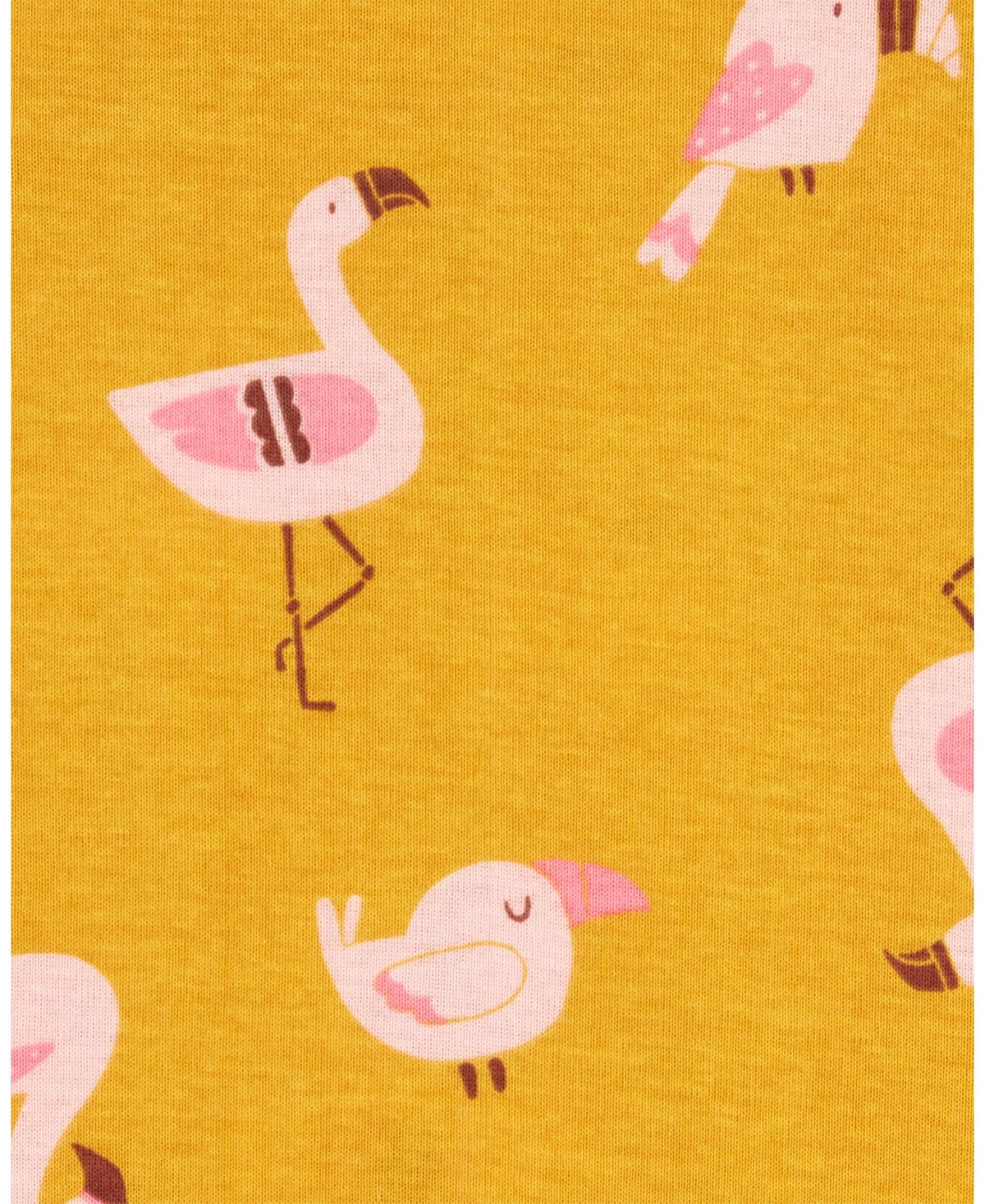 Carter's Toddler Girls Flamingo Print Pajama Set, 4 Piece Set