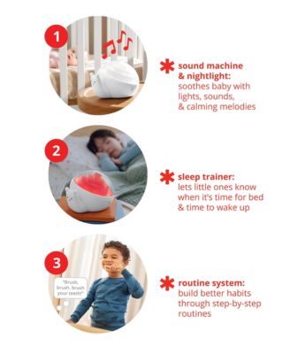 Smart Snail Baby Boys or Baby Girls 3-in-1 Sound and Routine Machine
