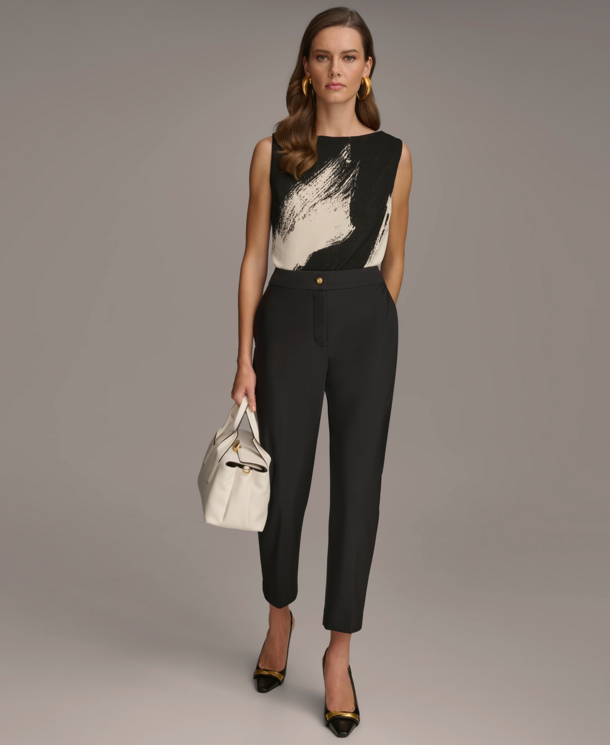Donna Karan Women's Slim-Leg Ankle Pants