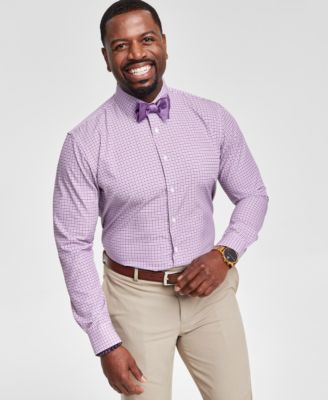 Macy's purple dress shirt hotsell