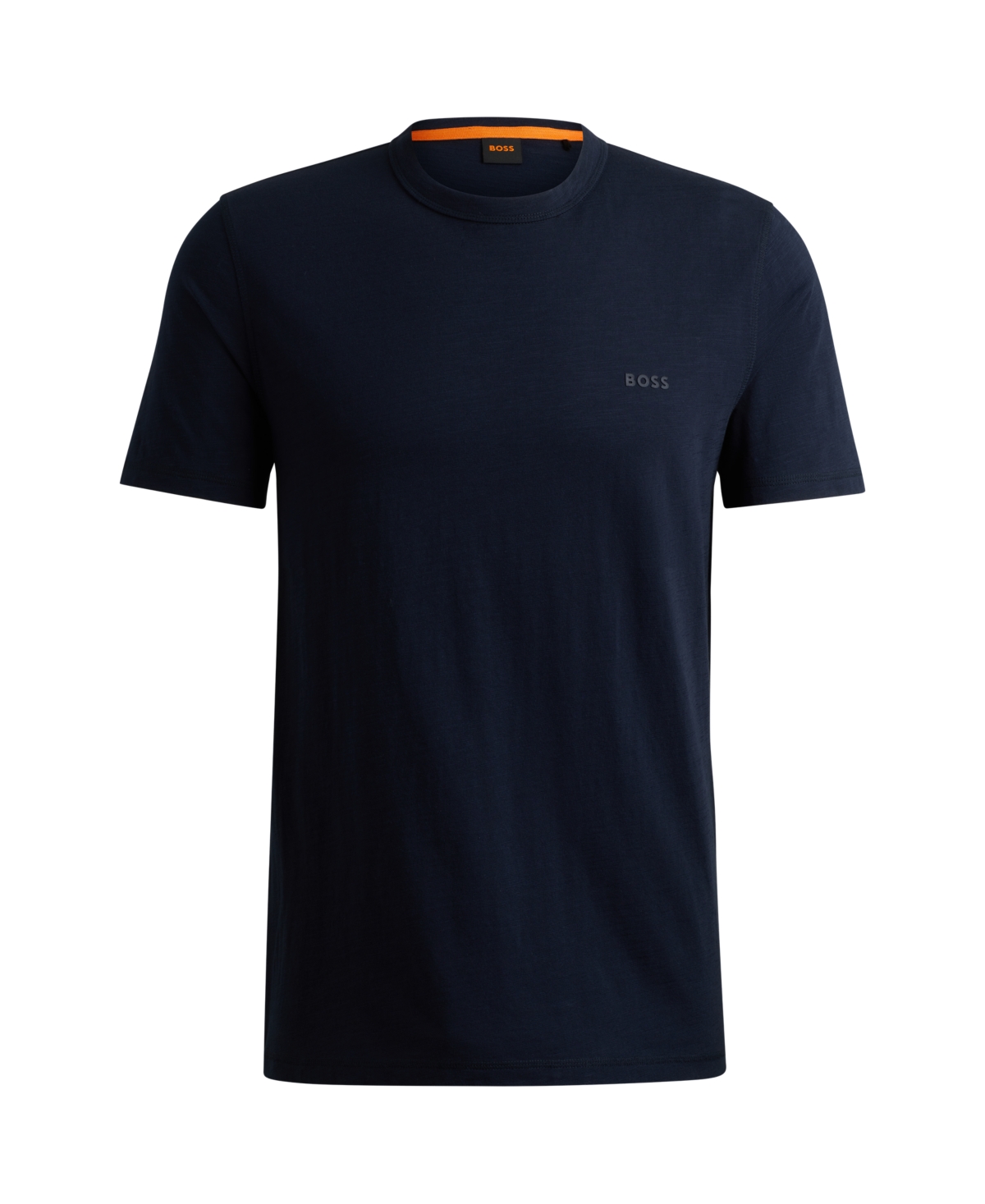 Hugo Boss Boss By  Men's Slub-cotton Logo Detail T-shirt