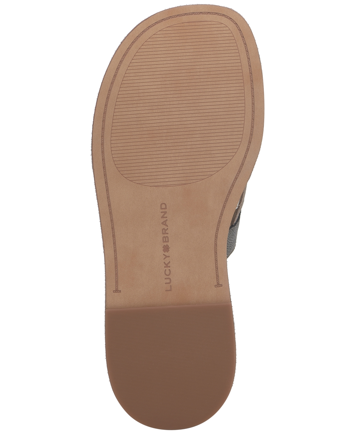 Lucky Brand Women's Ulrich Strappy Woven Flatform Wedge Sandals