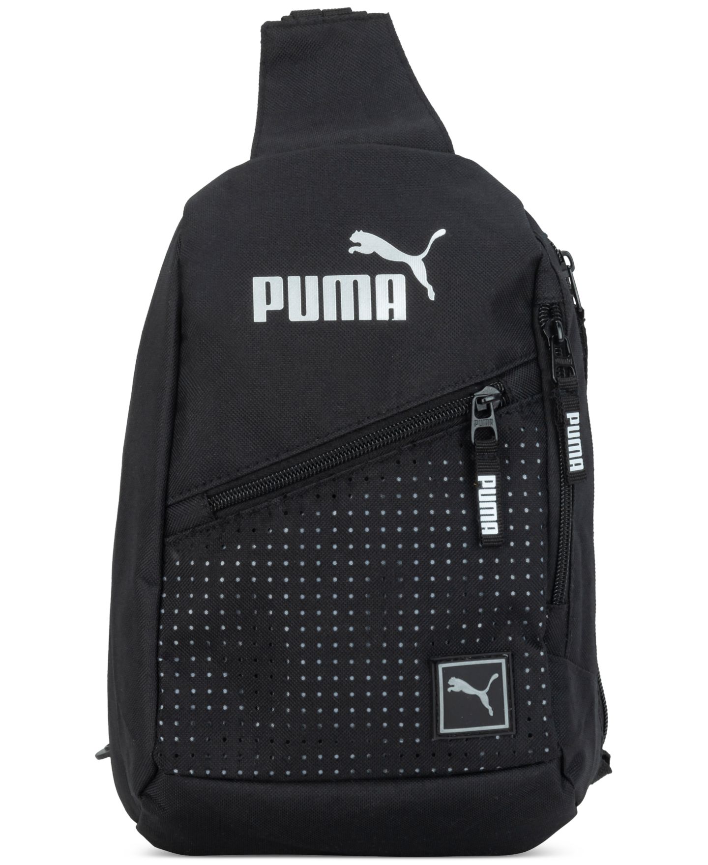 Мужские сумки Puma Evercat Sidewall Sling Strap Pack, цвет: Чёрный / Серебряный — фото 1