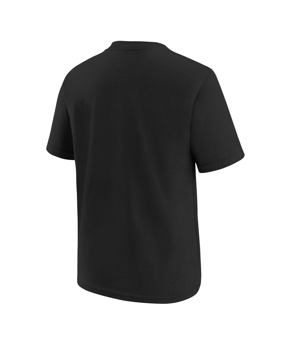 Shop Nike Big Boys  Black Kansas City Chiefs Super Bowl Lviii Champions Lombardi Trophy T-shirt