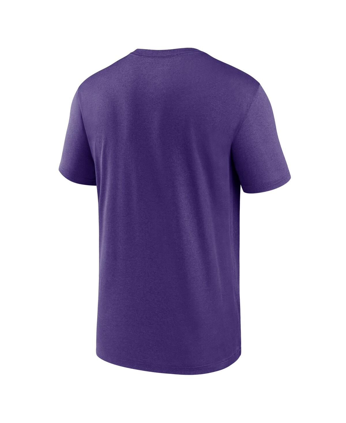 Shop Nike Men's  Purple Minnesota Vikings Icon Legend Performance T-shirt