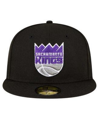Men's Black Sacramento Kings 59FIFTY Fitted Hat