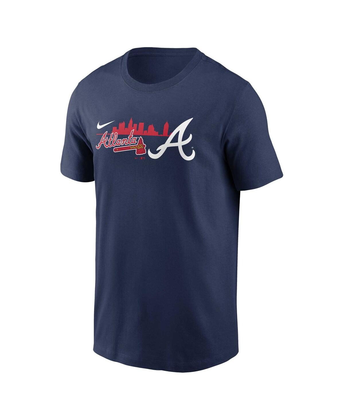 Men's NikeAtlanta Braves Local Team Skyline T-shirt - Navy
