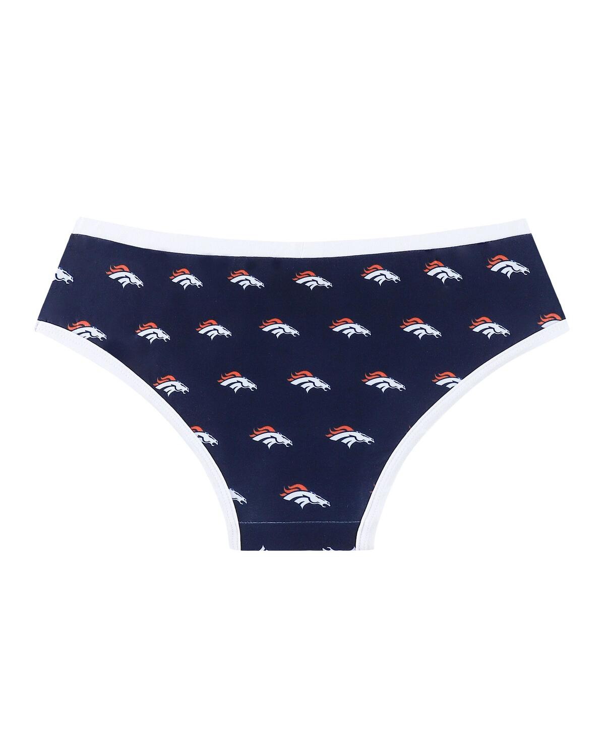 Shop Concepts Sport Women's  Navy Denver Broncos Gauge Allover Print Knit Panties