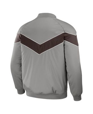 Men's Darius Rucker Collection by Gray San Diego Padres Baseball Raglan Full-Snap Jacket