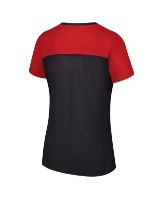 Women's Black NASCAR Merchandise Cheer Color Blocked T-shirt