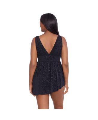 Women's Boss Lady Goddess Flyaway Long Torso Swim Dress