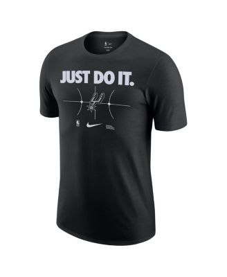 Men's Black San Antonio Spurs Just Do It T-shirt