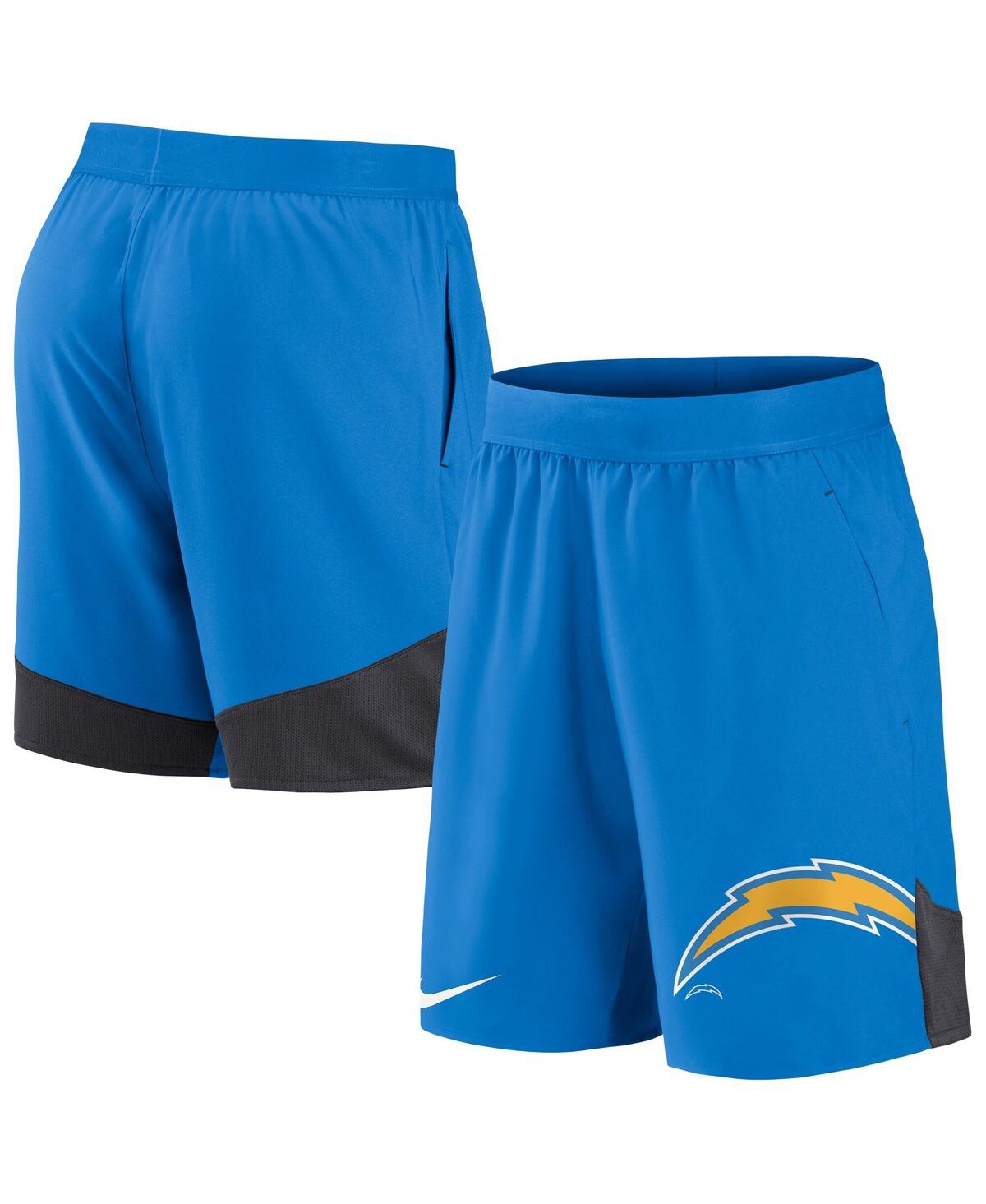 Nike Men's Dri-fit Stretch (nfl Los Angeles Chargers) Shorts In Blue
