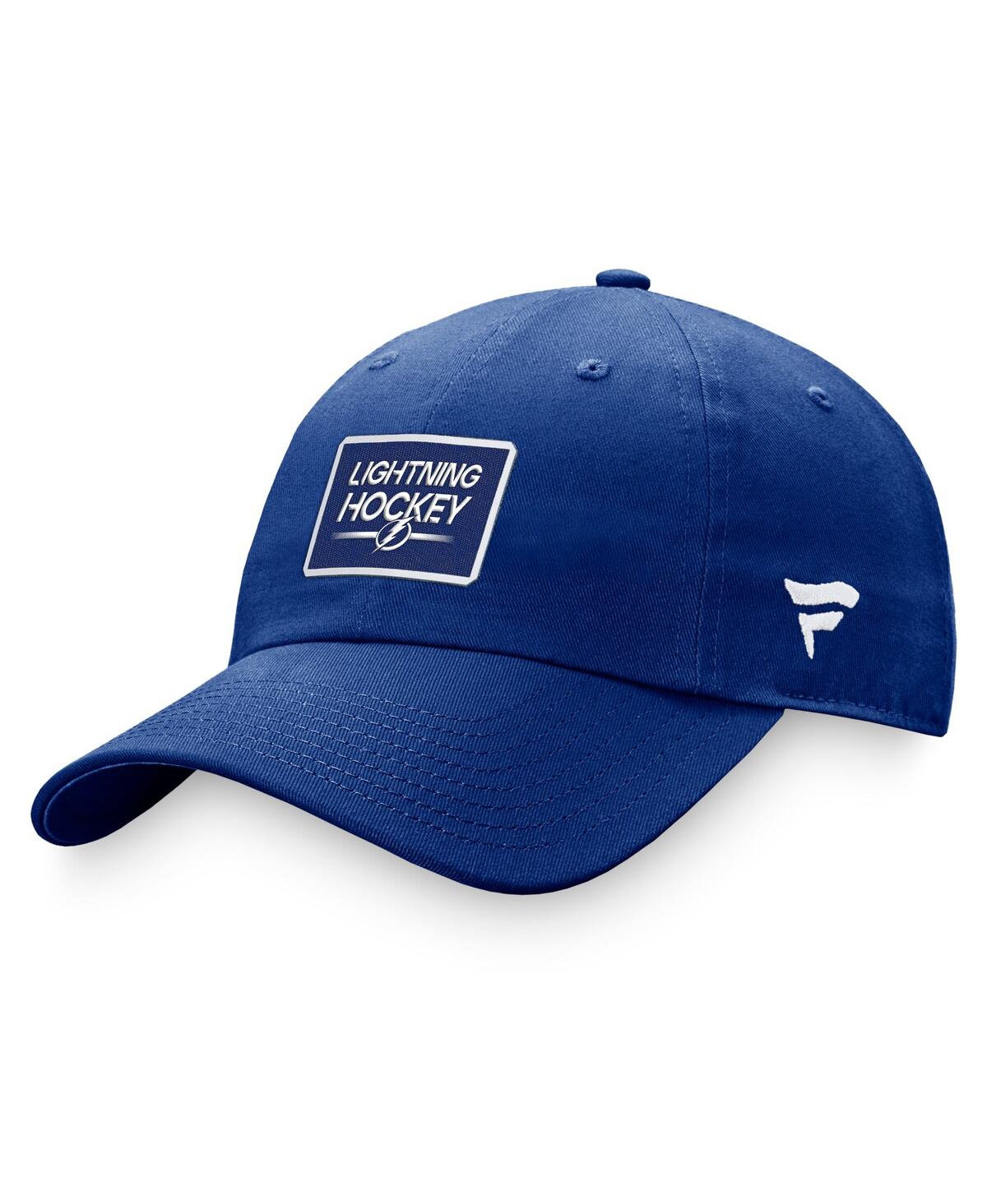 Women's Fanatics Blue Tampa Bay Lightning Authentic Pro Rink Adjustable Hat - Blue