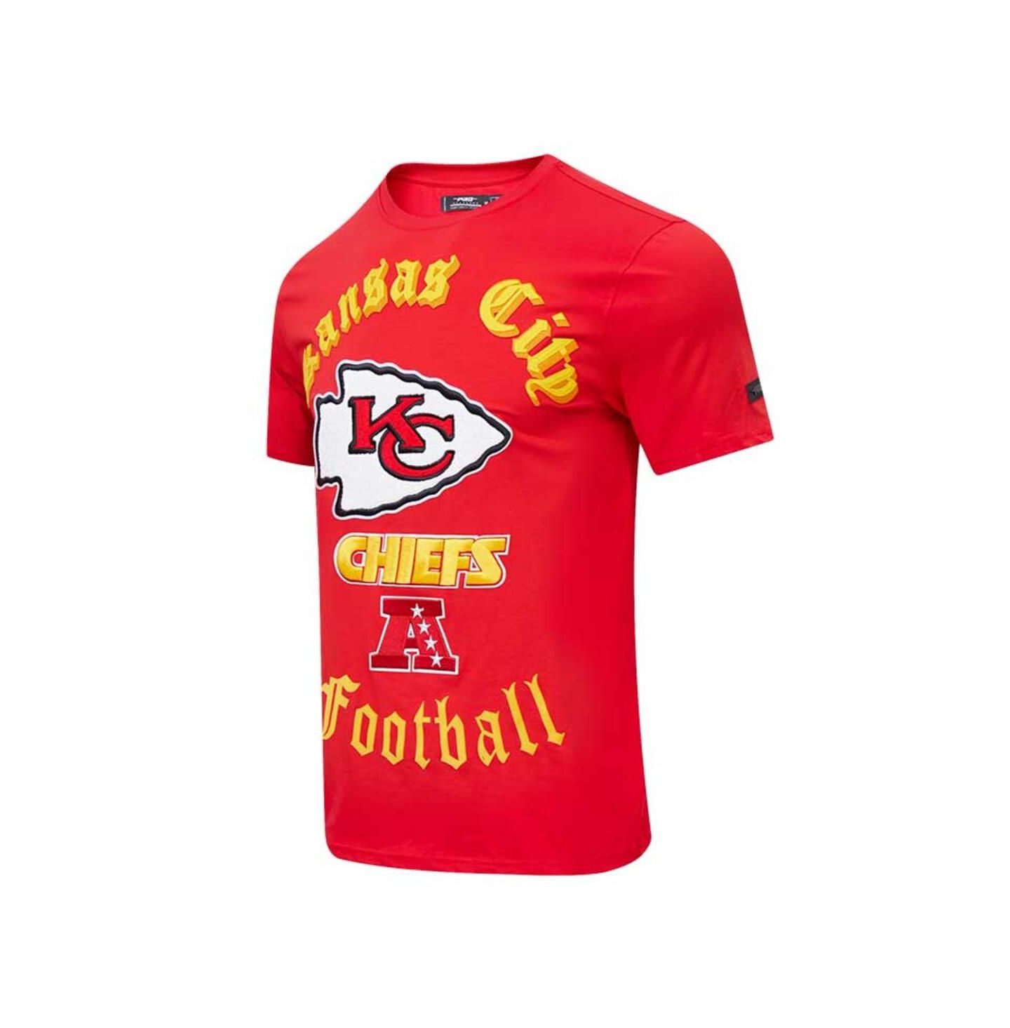 Мужская футболка Pro Standard Red Kansas City Chiefs Old English — фото 2