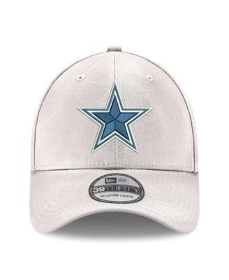 Men's White Dallas Cowboys Logo 39THIRTY Flex Hat