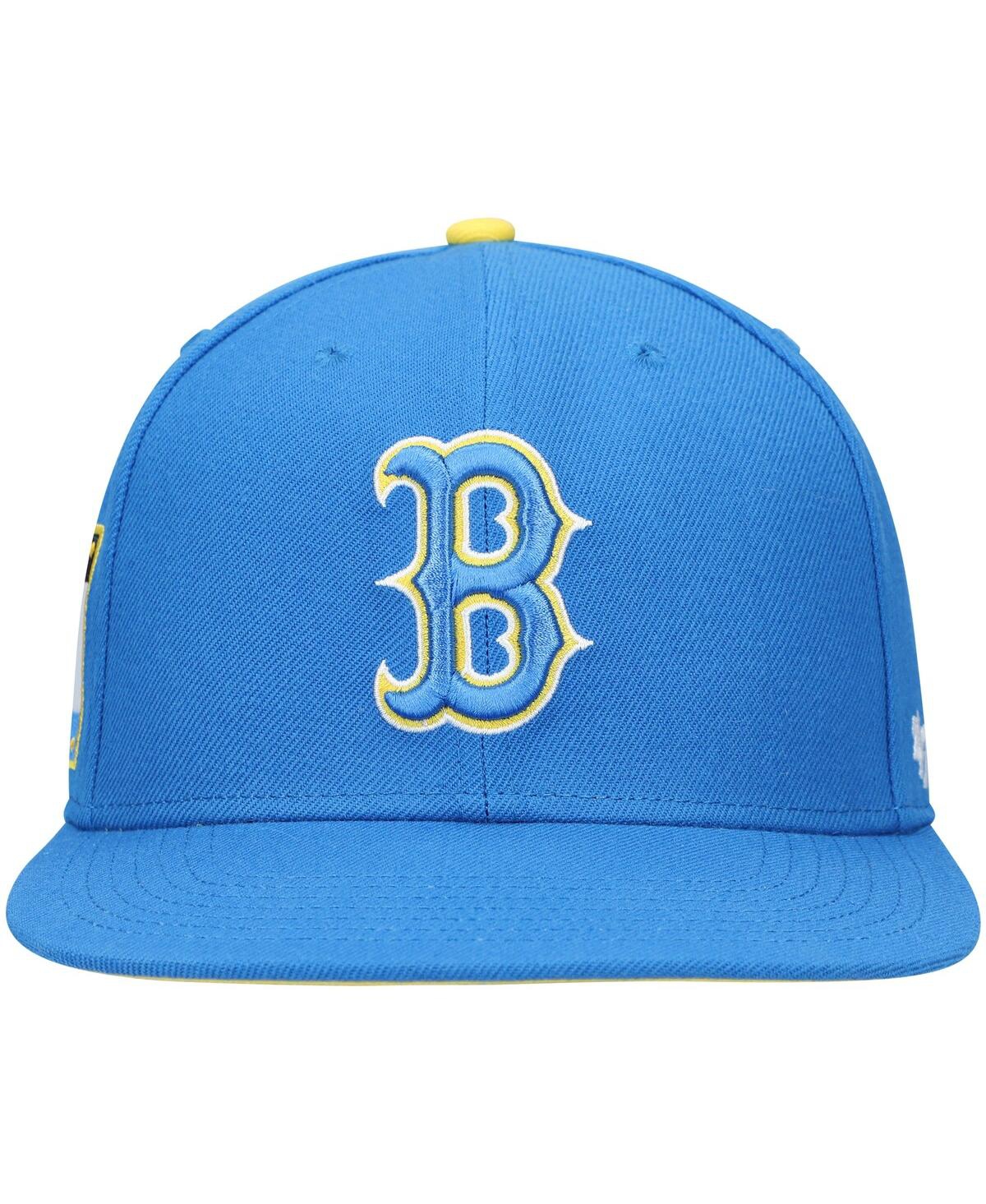 Men's '47 BrandBoston Red Sox 2021 City Connect Captain Snapback Hat - Blue