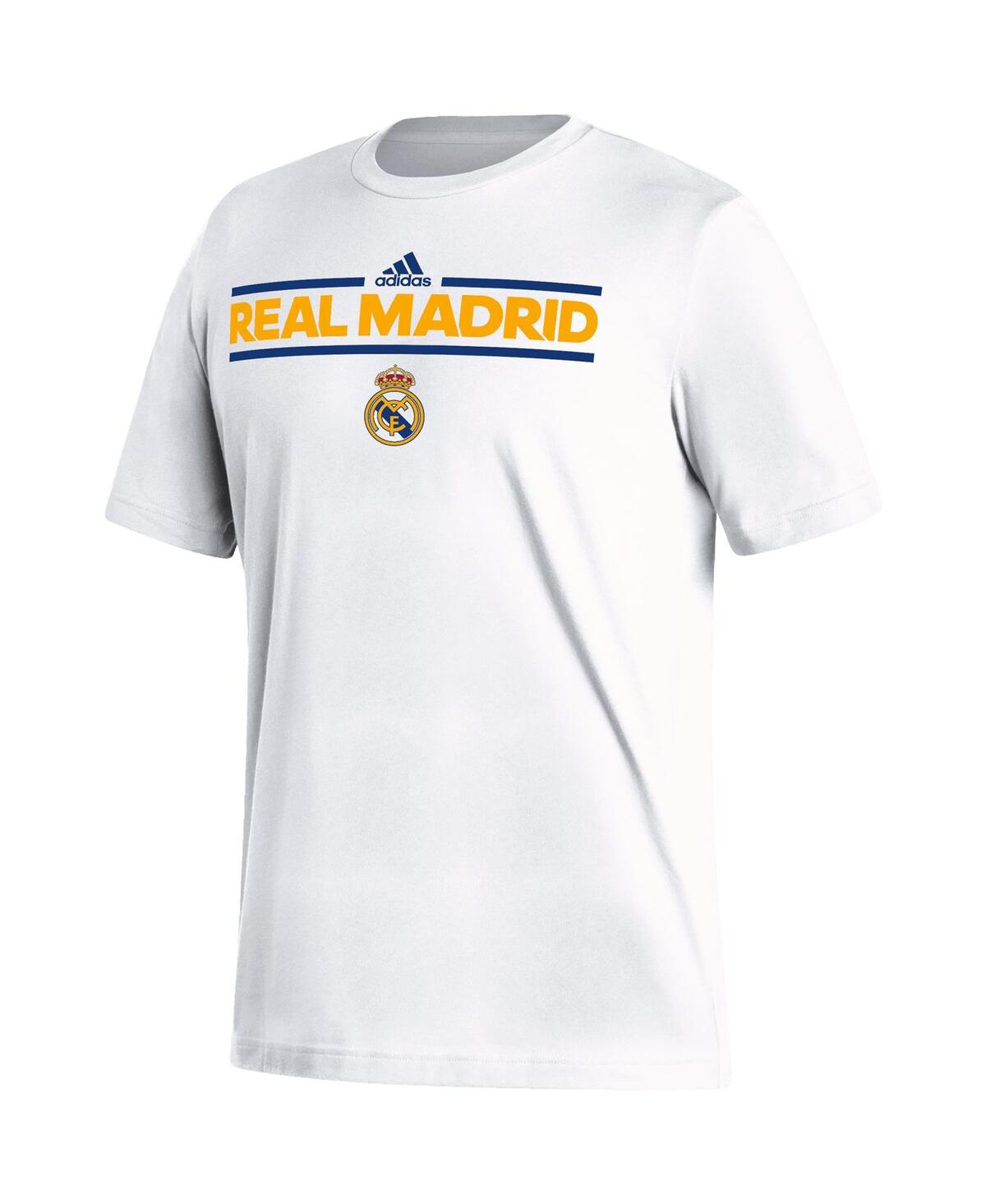 Shop Adidas Originals Men's Adidas White Real Madrid Dassler T-shirt