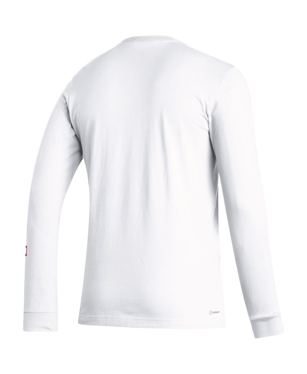Men's adidasArsenal Team Crest Long Sleeve T-shirt - White