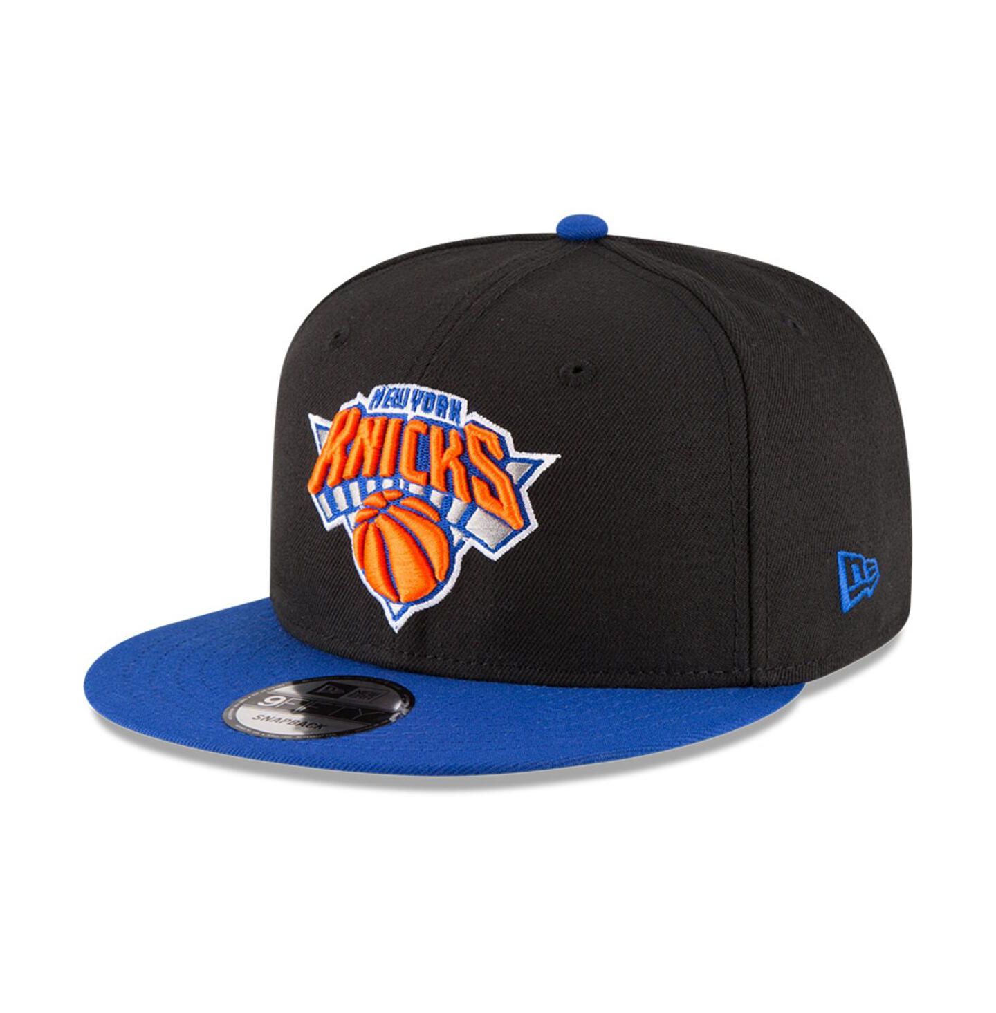 Мужская кепка New Era Black, Blue New York Knicks 2-Tone 9FIFTY Adjustable Snapback Hat — фото 1