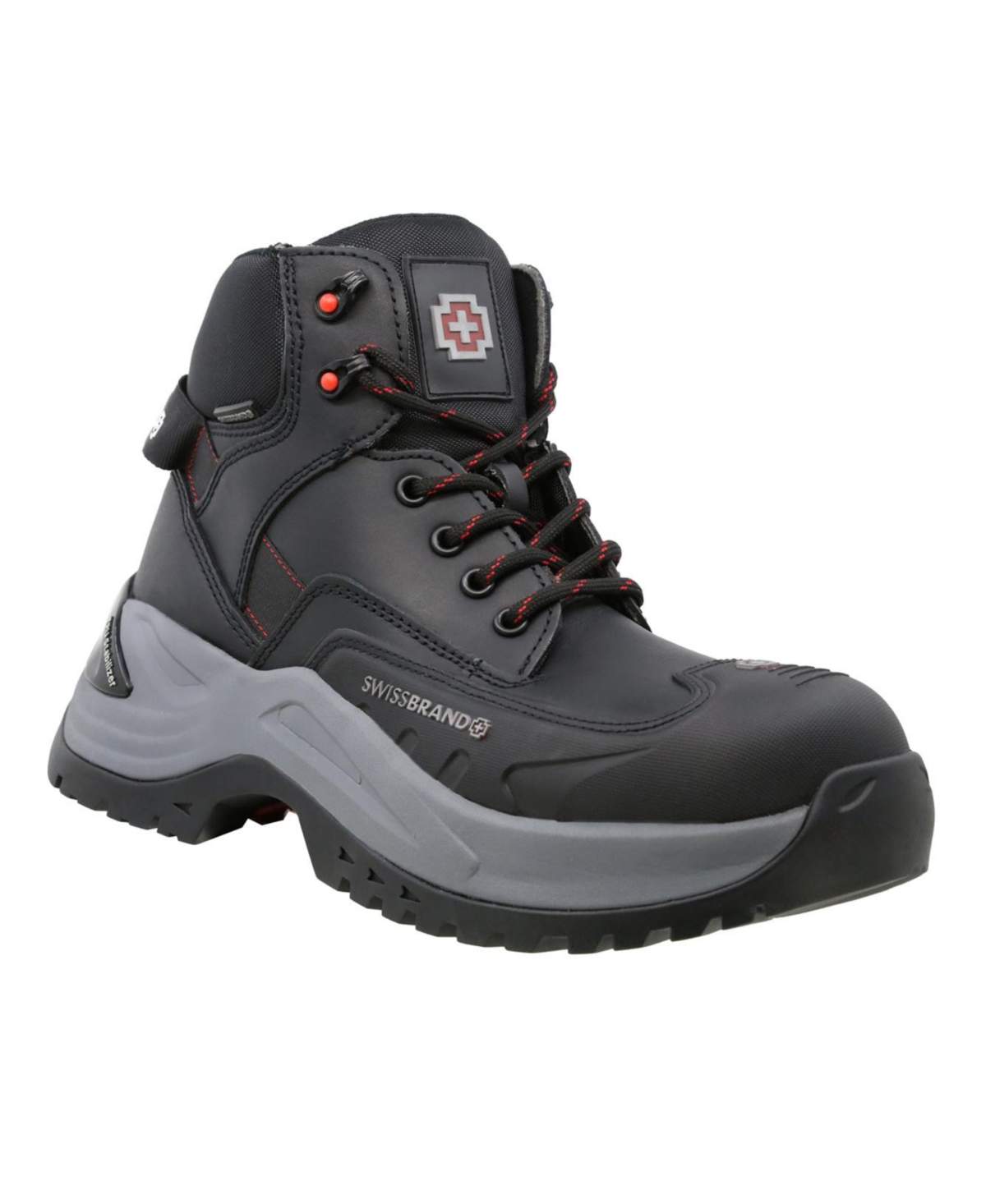 Anti-slip Work Boots By Swissbrand - Black