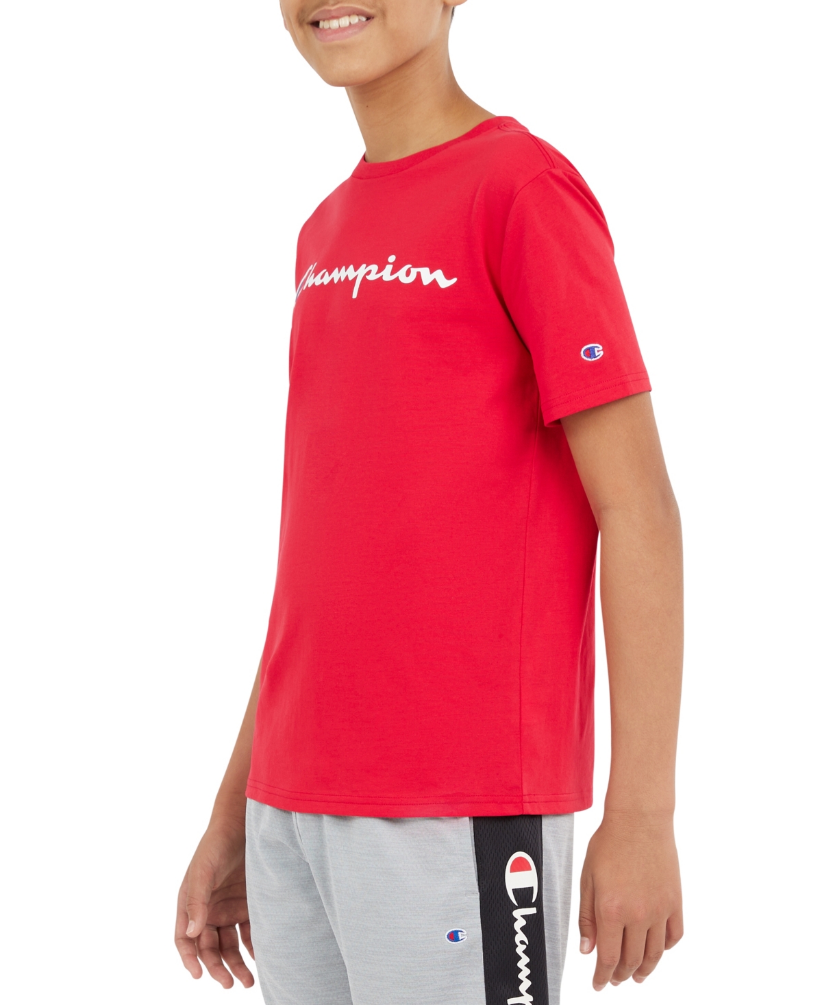 Champion Big Boys Classic Script Logo T-shirt
