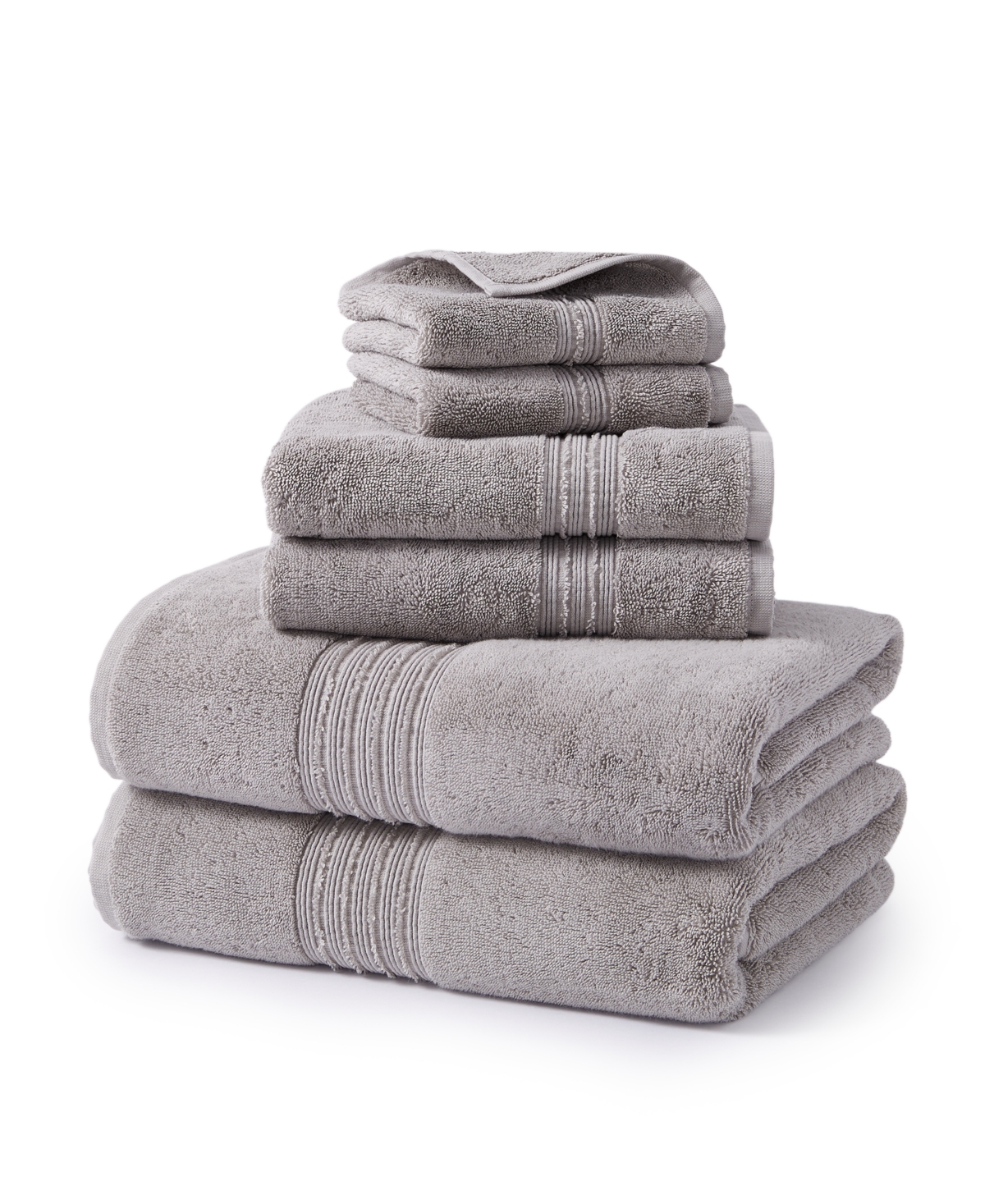 Hotel Collection Turkish 6-pc. Bath Towel Set, Exclusively At Macy's In Steel
