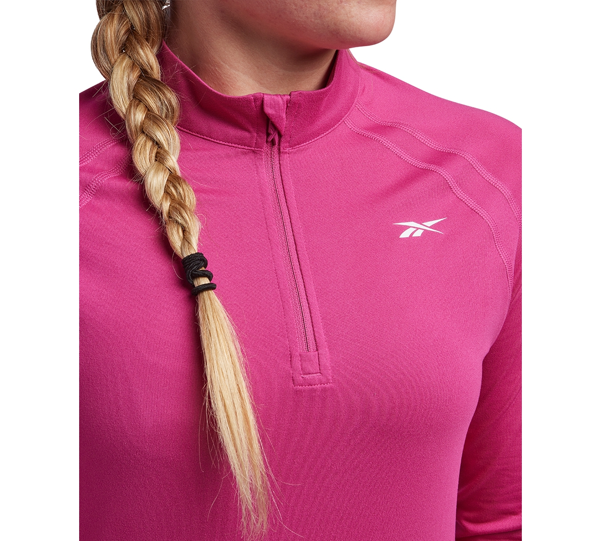 Reebok Women's Identity Performance Quarter Zip Top