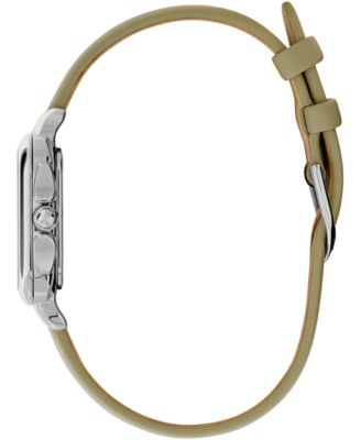 Women's Grosvenor Green Leather Watch 28mm