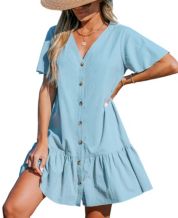 Macy's cotton summer dresses sale
