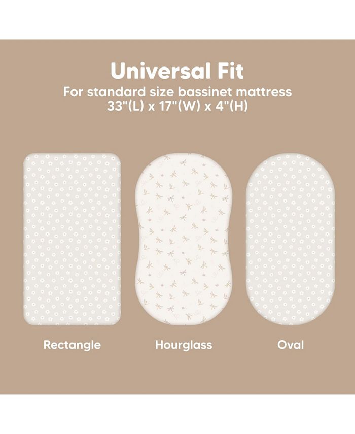 KeaBabies Sheet for Baby Girls, Boys, 2Pack Isla Fitted