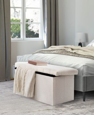 Channel Tufted Storage Trunk