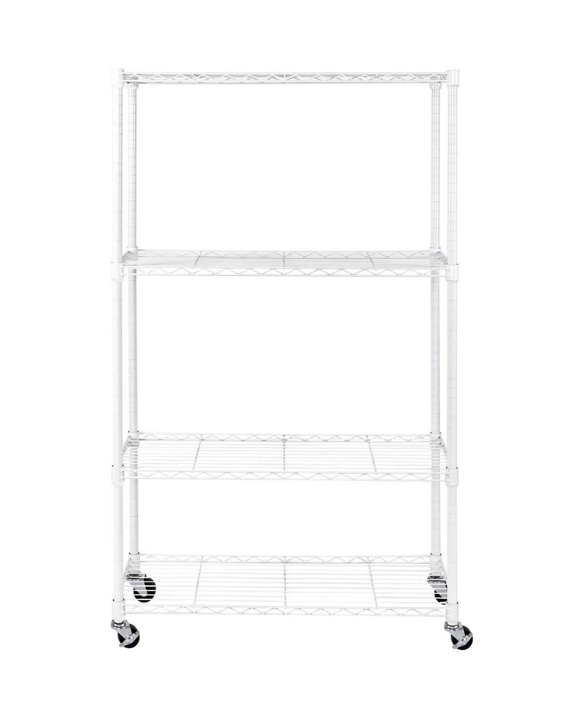 Shop Seville Classics Ultradurable 4-tier Nsf Steel Wire Shelving System In White