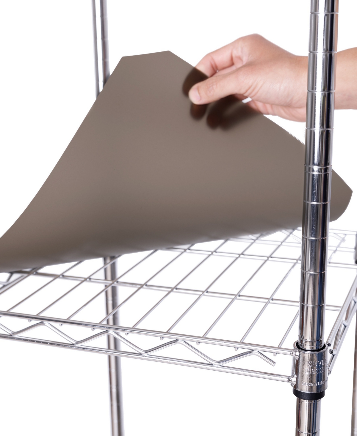 Seville Classics Expandable Closet Organizer System In White
