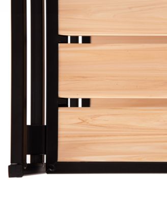 HOME 3-Tier Resin Slatted Shoe Rack