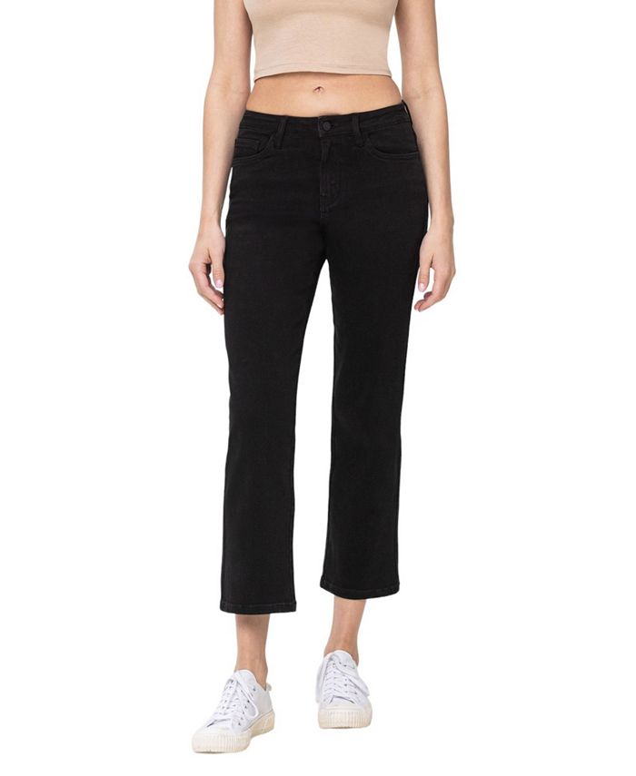 Vervet Mid Rise Ankle Slim Straight Jeans