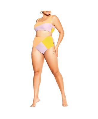 Plus Size Lulu Underwire Splice Bikini Top