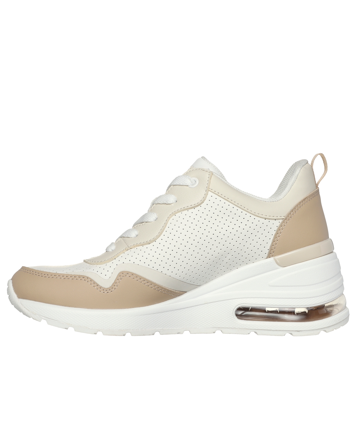 Skechers Women's Street Million Air - Hotter Air Casual Sneakers from Finish Line - White
