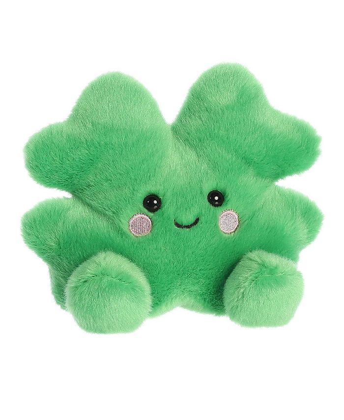Aurora Mini Chance Clover Palm Pals Adorable Plush Toy Green 5" - Macy's