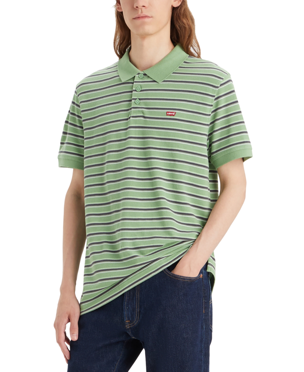 Levi's Men's Housemark Regular Fit Short Sleeve Polo Shirt In Hopscotch