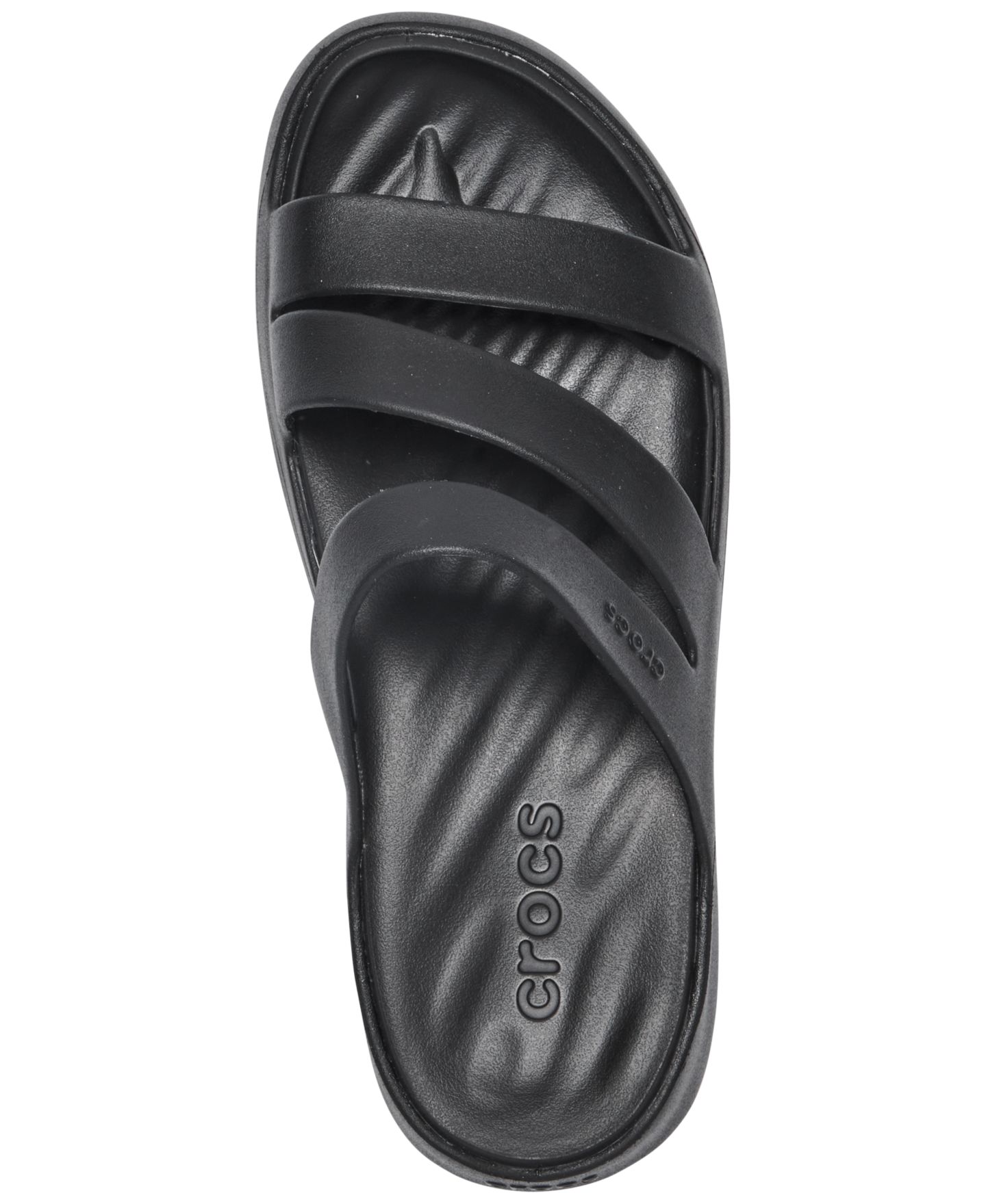 Женские сандалии Crocs Getaway Casual Strappy, цвет: Чёрный — фото 5