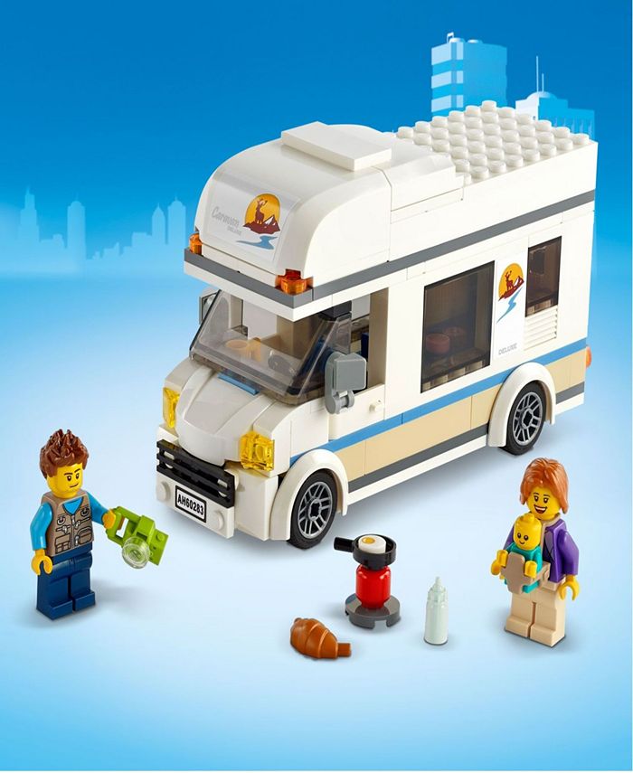 LEGO® City 60283 Holiday Camper Van Toy Building Set with Family ...