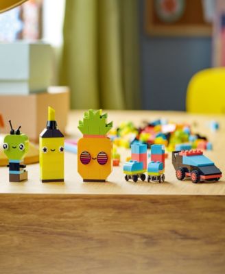 LEGO® Classic 11027 Creative Neon Fun Toy Assorted Piece Brick Expansion Building Set