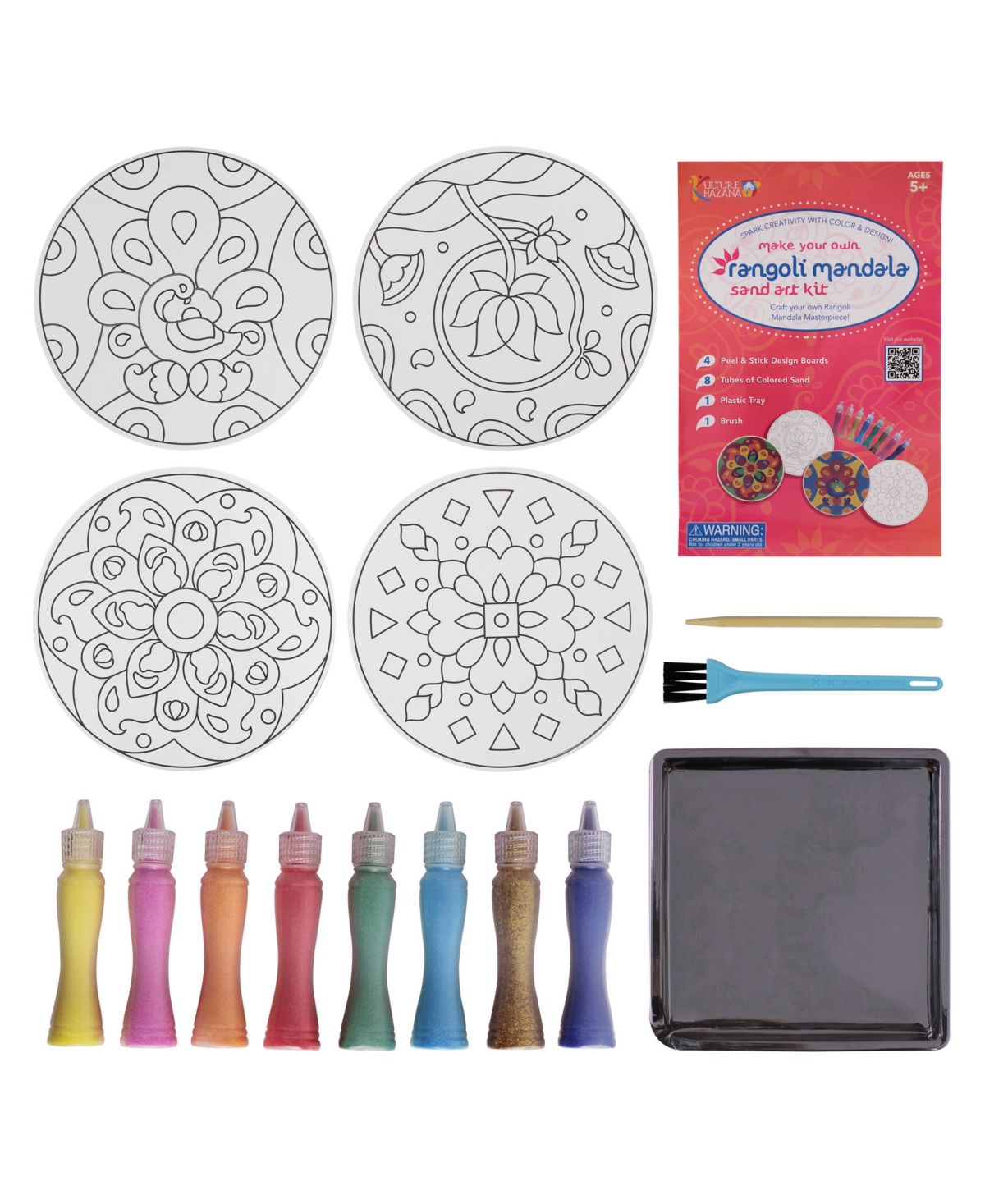 Shop Kulture Khazana Diwali Celebration Kit, Rangoli Puzzle, Craft Kit, Audio Story In Mutli