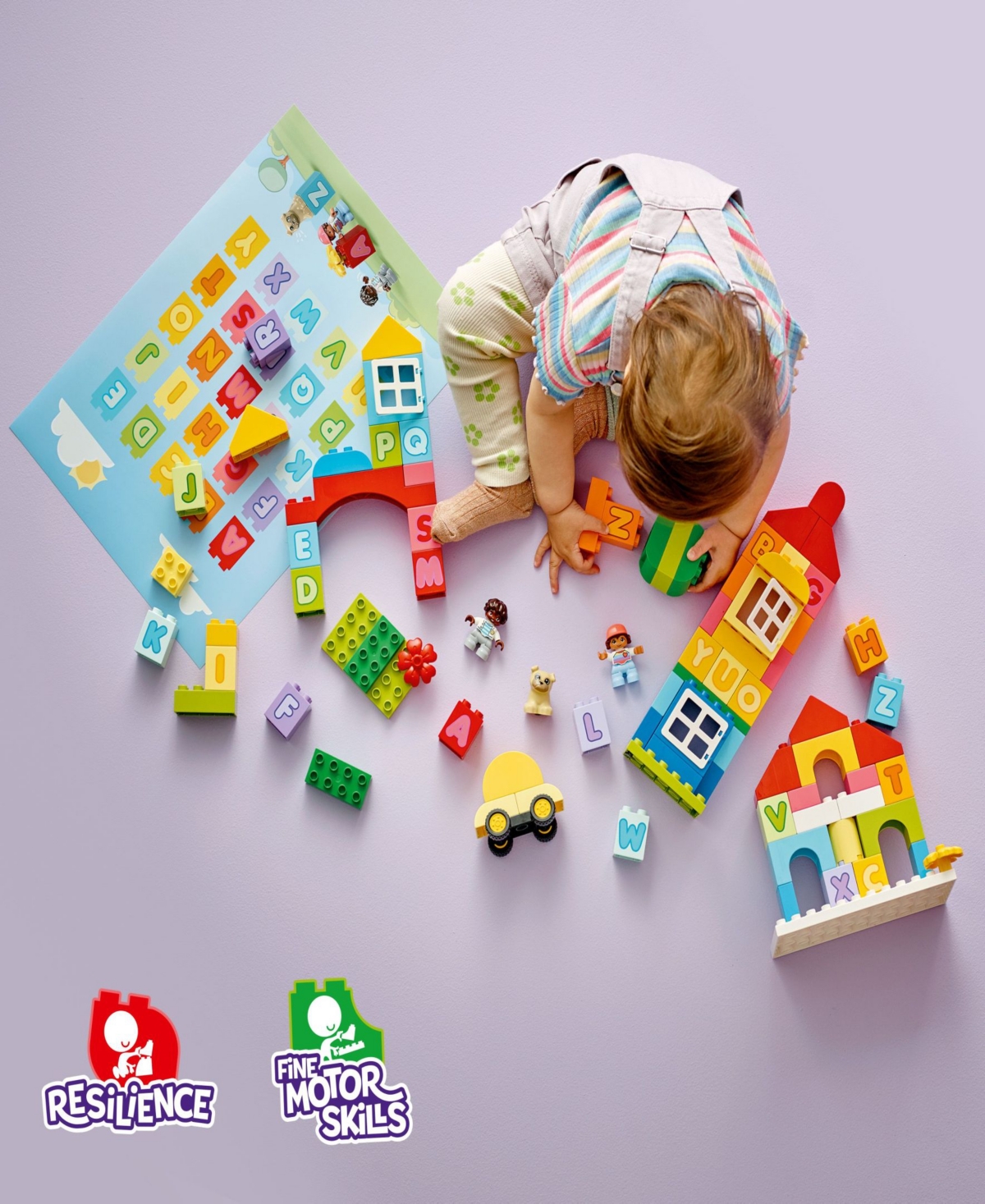 Shop Lego Duplo 10935 Classic Alphabet Town Toy Building Set In Multicolor