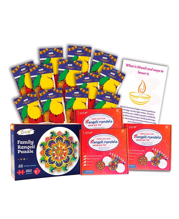 Kulture Khazana Diwali Classroom Party Kit Puzzle Crafts Audio